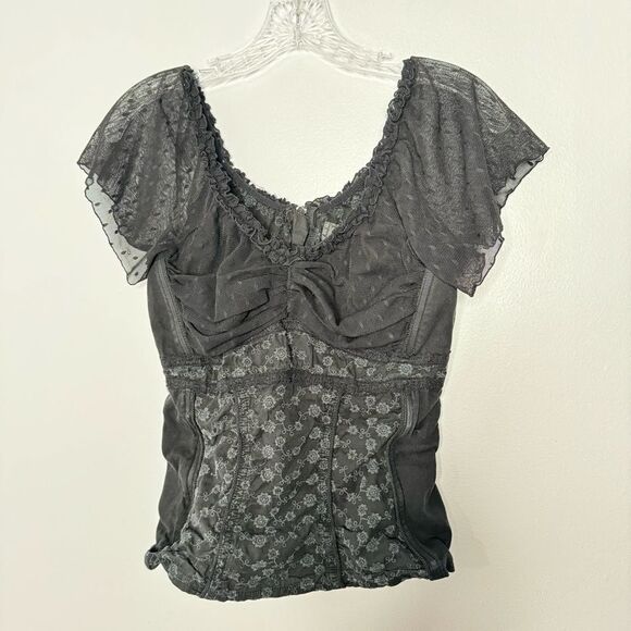 Tripp NYC black lace corset top size XL - Picture 1 of 5